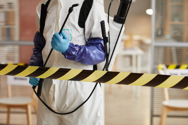Professional Infectious Disease Decontamination technician working in Glen Head, NY